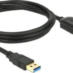 DeLock USB 3.0 Cable USB-A male - USB-A male 1.5m (83647)