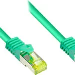 Good Connections S/FTP Cat.7 (10Gbps) Καλώδιο Δικτύου Ethernet 0.5m Πράσινο 8070R-005G