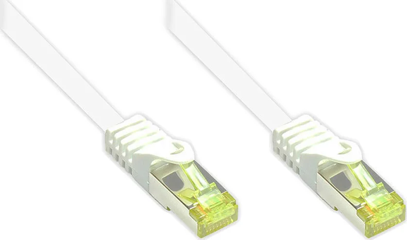 Good Connections S/FTP Cat.7 (10Gbps) Καλώδιο Δικτύου Ethernet 1m Λευκό 8070R-010W - Image 1