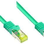 Alcasa S/FTP Cat.7 (10Gbps) Καλώδιο Δικτύου Ethernet 2m Πράσινο 8070R-020G