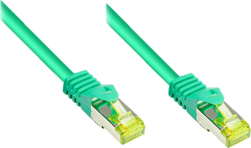 Alcasa S/FTP Cat.7 (10Gbps) Καλώδιο Δικτύου Ethernet 2m Πράσινο 8070R-020G - Image 1