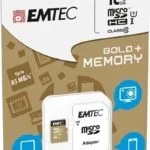 Emtec Gold+ microSDHC 16GB U1 UHS-I 85MB/s με αντάπτορα