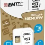 Emtec Gold+ microSDHC 32GB U1 UHS-I 85MB/s με αντάπτορα
