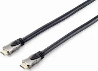 20160915150308_equip_hdmi_2_0_cable_hdmi_male_hdmi_male_5m_119340.jpeg Equip HDMI 2.0 Premium High Speed 4K 60Hz HDR Cable HDMI male - HDMI male 5m Μαύρο 119340 - Image 1