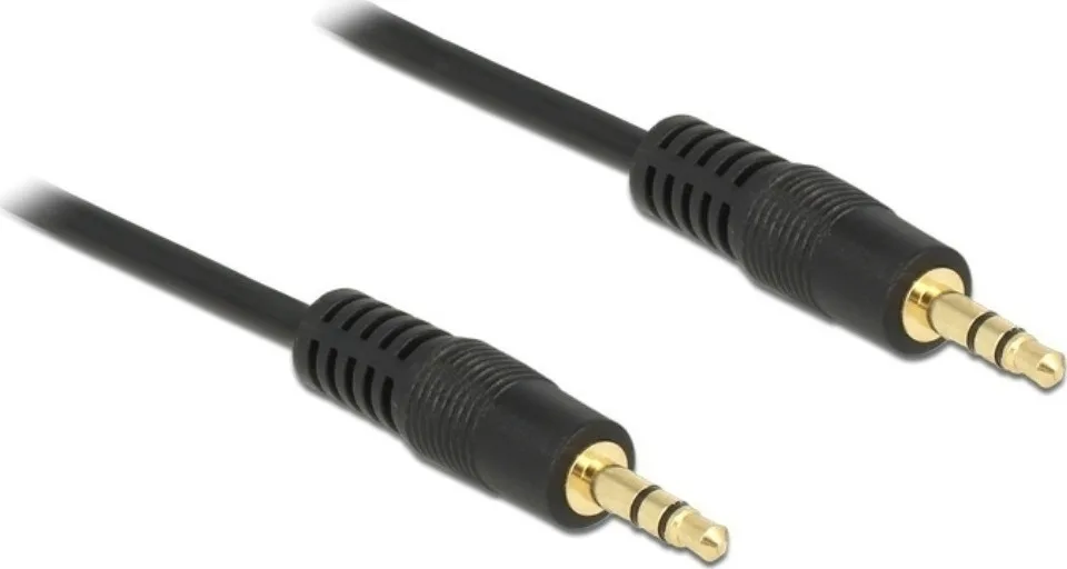 DeLock Καλώδιο Ήχου 3.5mm male - 3.5mm male Μαύρο 3m 83748 - Image 1