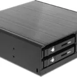 DeLock 5.25″ Mobile Rack for 4 x 2.5″ Μαύρο 47220
