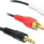 DeLock Καλώδιο Ήχου 3.5mm male - RCA male Μαύρο 1.5m 84000