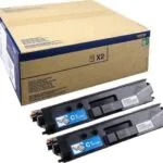 Brother TN-329CTWIN Γνήσιο Multipack Toner Laser Εκτυπωτή Κυανό 2τμχ