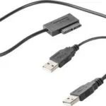 Gembird A-USATA-01 USB to SATA Αdapter for Slim SATA SSD, DVD Μαύρο