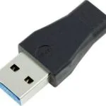 Μετατροπέας USB-A male σε USB-C female 1τμχ