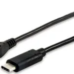 Equip USB 2.0 Cable USB-C male - micro USB-B Μαύρο 1.0m 12888407