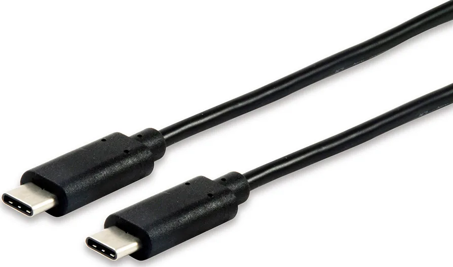 Equip USB 2.0 Cable USB-C male - USB-C Μαύρο 1.0m 12888307 - Image 1