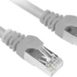 Sharkoon S/FTP Cat.6 (Gigabit) Καλώδιο Δικτύου Ethernet 0.25m Γκρι 4044951015108