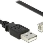 DeLock USB 2.0 Cable USB-A male - USB-B male 5m (83530)