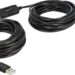 DeLock USB 2.0 Cable USB-A male - USB-B male Μαύρο 11m (82915)