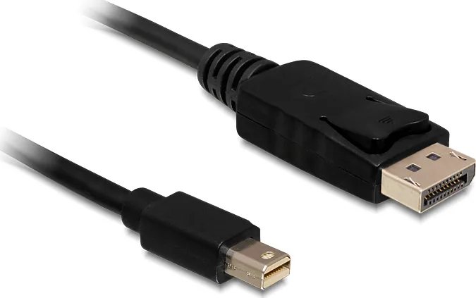 DeLock Cable mini DisplayPort male - DisplayPort male 0.5m (83984) - Image 1