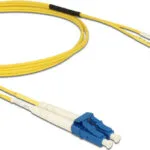 DeLock Καλώδιο Οπτικής Ίνας LC-LC 1m Κίτρινο 84599