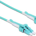 DeLock Καλώδιο Οπτικής Ίνας LC-LC 1m Τιρκουάζ 85127