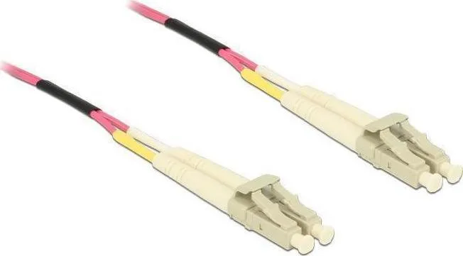 DeLock Καλώδιο Οπτικής Ίνας LC-LC 5m Ροζ 84643 - Image 1