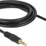 DeLock Καλώδιο Ήχου 3.5mm male - 3.5mm male Μαύρο 3m 83758