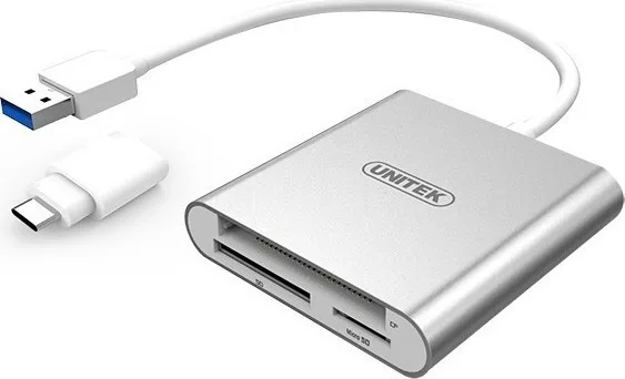 Unitek USB3.0 to Multi-In-One Aluminium Card Reader - Image 1