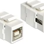 DeLock Μετατροπέας USB-B female σε USB-A female Λευκό 1τμχ 86320