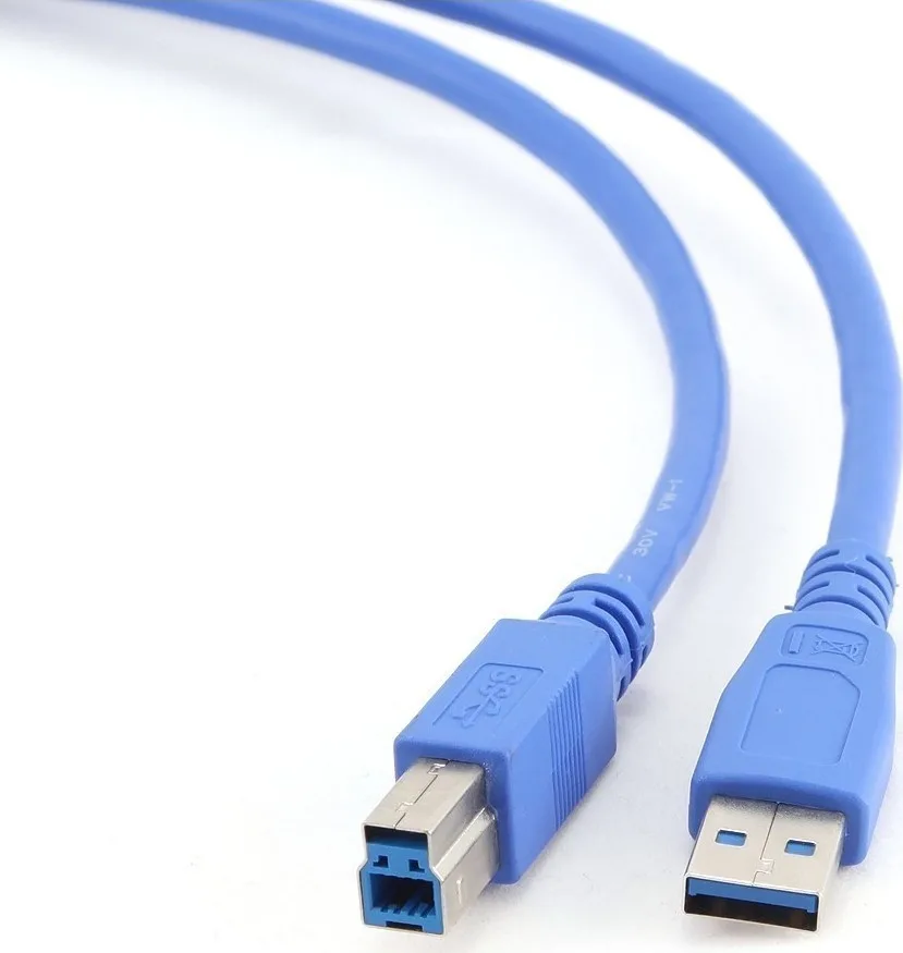 Cablexpert USB 3.0 Cable USB-A male - USB-B male 0.5m (CCP-USB3-AMBM-0.5M) - Image 1