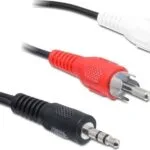 DeLock Καλώδιο Ήχου 3.5mm male - RCA male Μαύρο 10m με Επίχρυσους Ακροδέκτες 84277