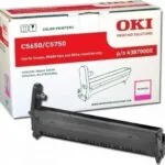 OKI 43870006 Γνήσιο Drum Laser Εκτυπωτή Ματζέντα 20000 Σελίδων
