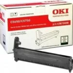 OKI 43870008 Γνήσιο Drum Laser Εκτυπωτή Μαύρο 20000 Σελίδων 43870008