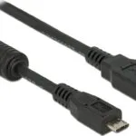 DeLock Regular USB 2.0 to micro USB Cable Μαύρο 3m (82336)