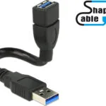 DeLock Μετατροπέας USB-A male σε USB-A female 1τμχ 83713