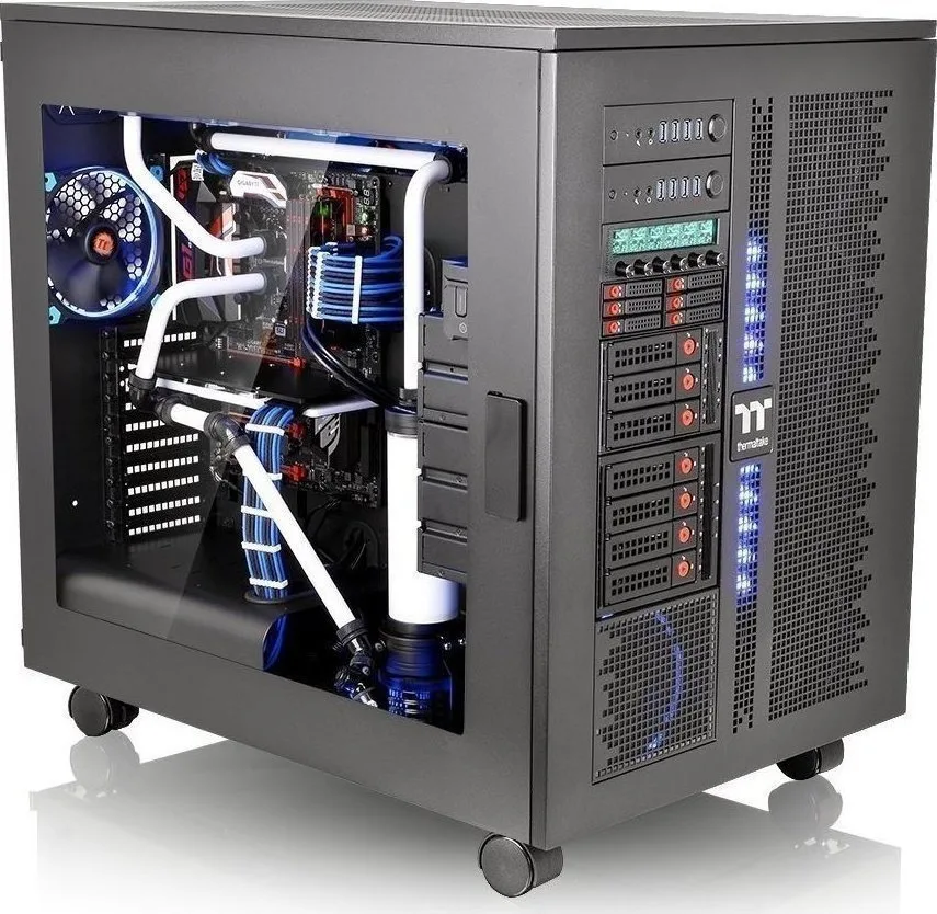 20171010144237_thermaltake_core_w200.jpeg Thermaltake Core W200 Gaming Ultra Tower Κουτί Υπολογιστή με Πλαϊνό Παράθυρο Μαύρο - Image 1