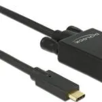 DeLock USB 3.1 Cable USB-C male - VGA Μαύρο 2m 85262