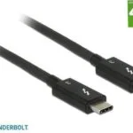 DeLock Thunderbolt 3 Cable 100W Μαύρο 0.5m (84844)