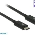 DeLock Thunderbolt 3 Cable 100W Μαύρο 1.5m (84846)