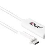 Club3D HDMI 2.0 Premium High Speed 4K 60Hz HDR Cable HDMI male - USB-C male 1.8m Λευκό CAC-1514