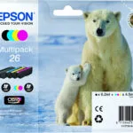 Epson 26 Γνήσιο Πακέτο 4 Μελανιών Εκτυπωτή InkJet Κίτρινο / Κυανό / Ματζέντα / Μαύρο (C13T26164010)