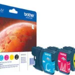 Brother LC1100 Rainbow Blister Pack High Yield Γνήσιο Πακέτο 3 Μελανιών Εκτυπωτή InkJet Πολλαπλό (Color) (LC-1100HYRBWBP)
