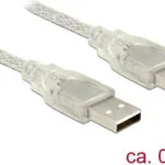 DeLock USB 2.0 Cable USB-A male - USB-A male 0,5m (83886)