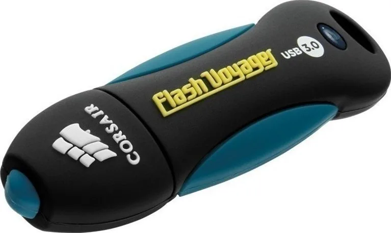 20171227163153_corsair_flash_voyager_v2_64gb.jpeg Corsair Voyager V2 64GB USB 3.0 Stick Μαύρο - Image 1
