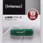 Intenso Rainbow Line 8GB USB 2.0 Stick Πράσινο