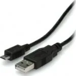 Equip Regular USB 2.0 to micro USB Cable Μαύρο 1m (128594)