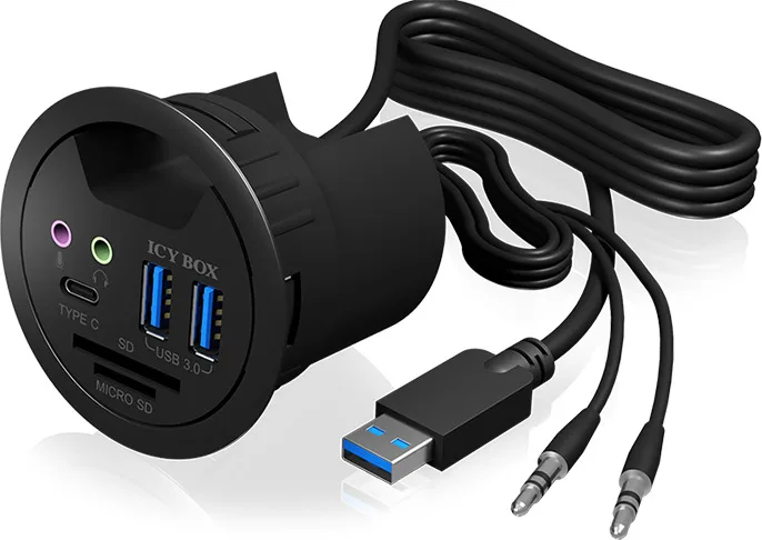 20180312142944_raidsonic_icy_box_ib_hub1404a.jpeg Icy Box Hub 3 Θυρών USB 3.0 με σύνδεση USB-A IB-HUB1404A - Image 1