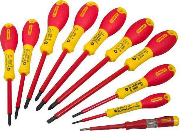 Stanley Σετ 10 Κατσαβίδια Ηλεκτρολόγου VDE 1000V Fatmax 0-62-573 - Image 1