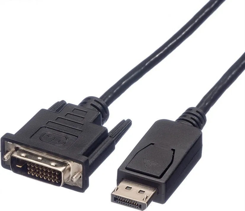 20180612134559_roline_cable_dvi_d_male_displayport_male_5m_11_04_5612.jpeg Roline Cable DVI-D male - DisplayPort male 5m (11.04.5612) - Image 1