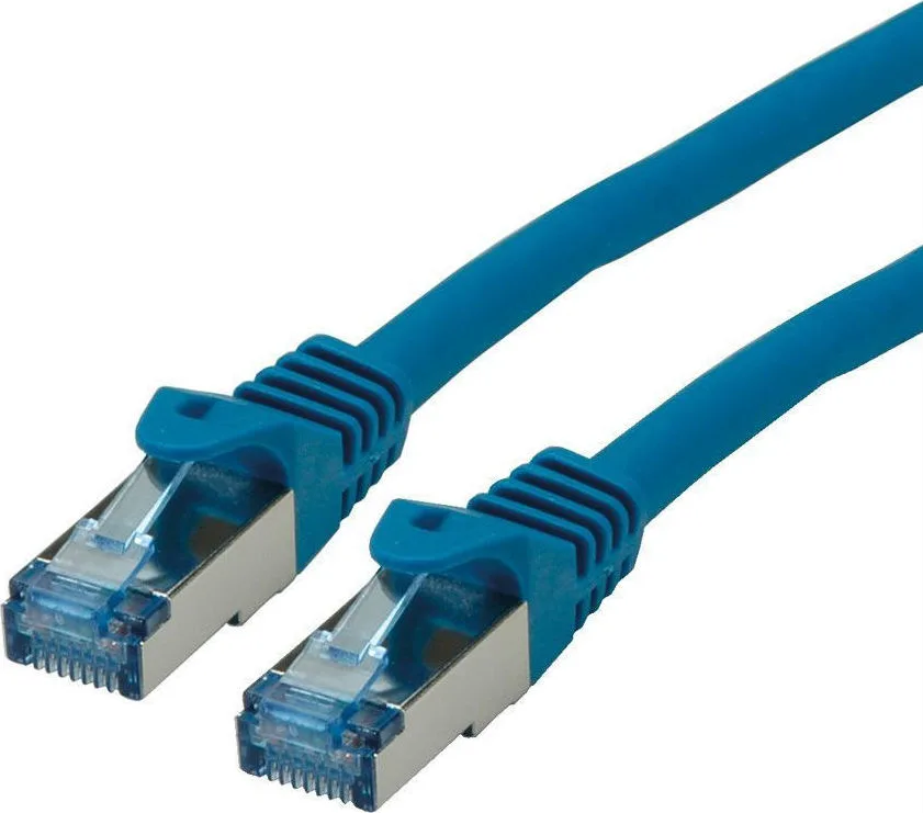 Roline S/FTP Cat.6a (Gigabit) Καλώδιο Δικτύου Ethernet 0.5m Μπλε 21.15.2840 - Image 1