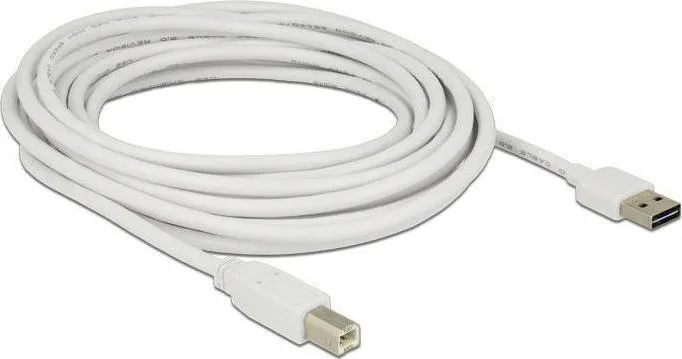 DeLock USB 2.0 Cable USB-A female - USB-B male 5m (85155) - Image 1