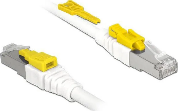 DeLock U/FTP (STP) Cat.6a (Gigabit) Καλώδιο Δικτύου Ethernet 3m Λευκό 85333 - Image 1