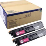 Brother TN-329MTWIN Γνήσιο Multipack Toner Laser Εκτυπωτή Ματζέντα 2τμχ